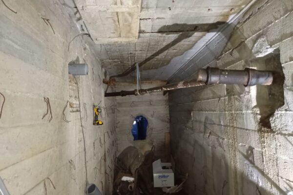 Endurnýjun á gömlu pottjárns frárennsli í Hafnarfirði